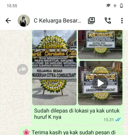 Pengiriman Papan Bunga Duka Jakarta Timur