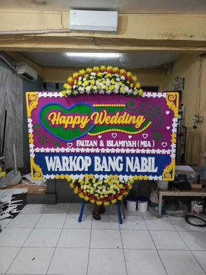 Papan Bunga di Jakarta Timur