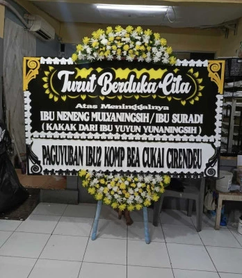Papan Bunga di Jakarta Timur